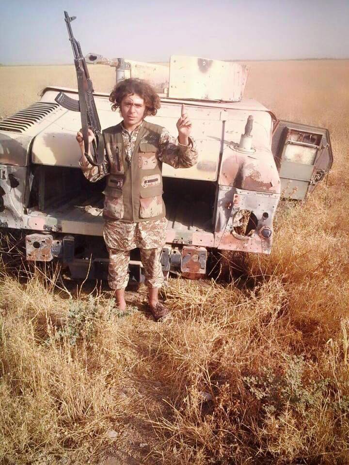 The pictures that the Kurdish police forces in Kirkuk confiscated in the Ipad of an Islamic State (IS) member. October 23, 2016. (Photo: Kurdistan24)